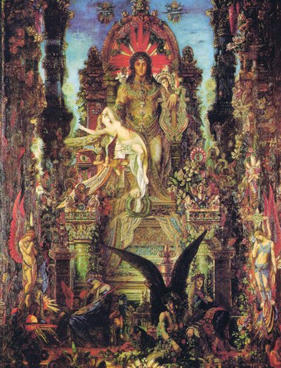 Jupiter and Semele by Gustave Moreau